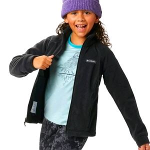 NEW Columbia Fleece jacket!!  Black. Size 10/12.